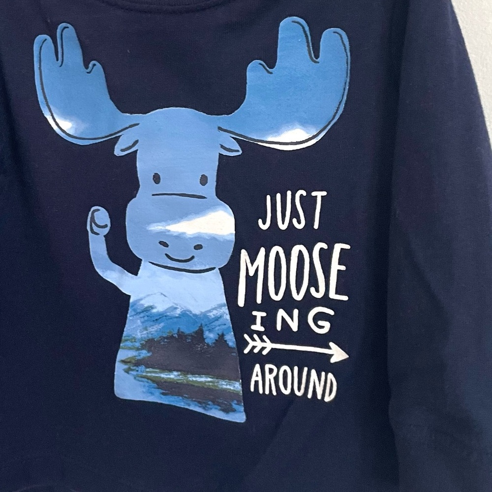 4/$20💥NEW Gymboree 🫎 Just Moosing Around T-Shirt, Unisex, Outdoorsy Vibes